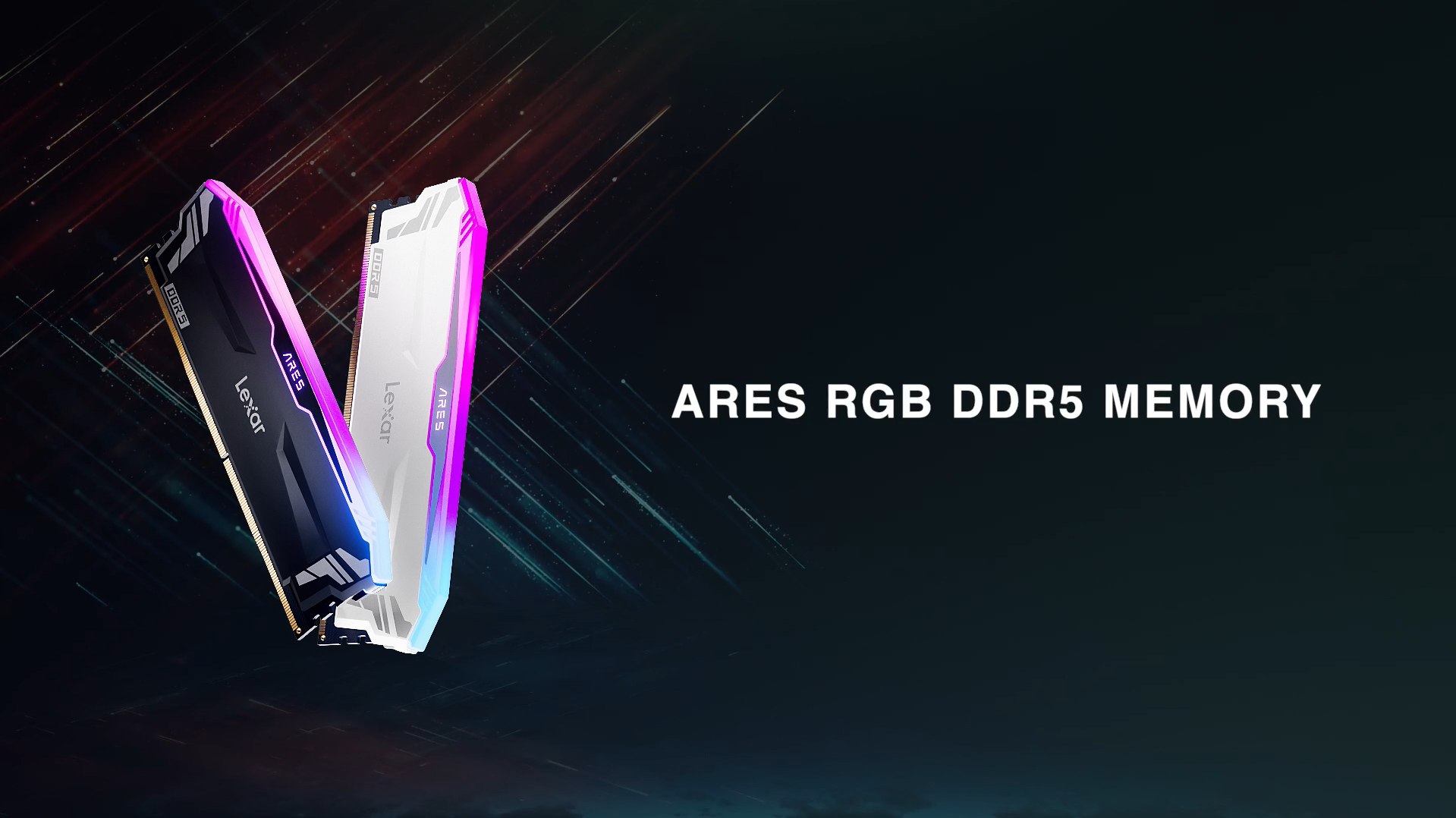 Lexar ARES RGB DDR5 RAM 32GB Kit (2x16GB) 6800MHz, 288-Pin UDIMM